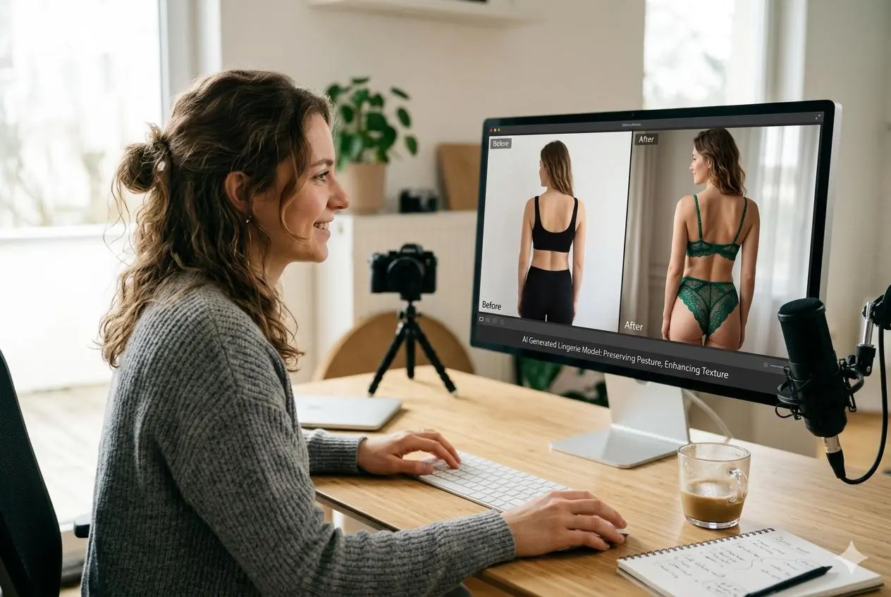 ai lingerie models by weshop ai