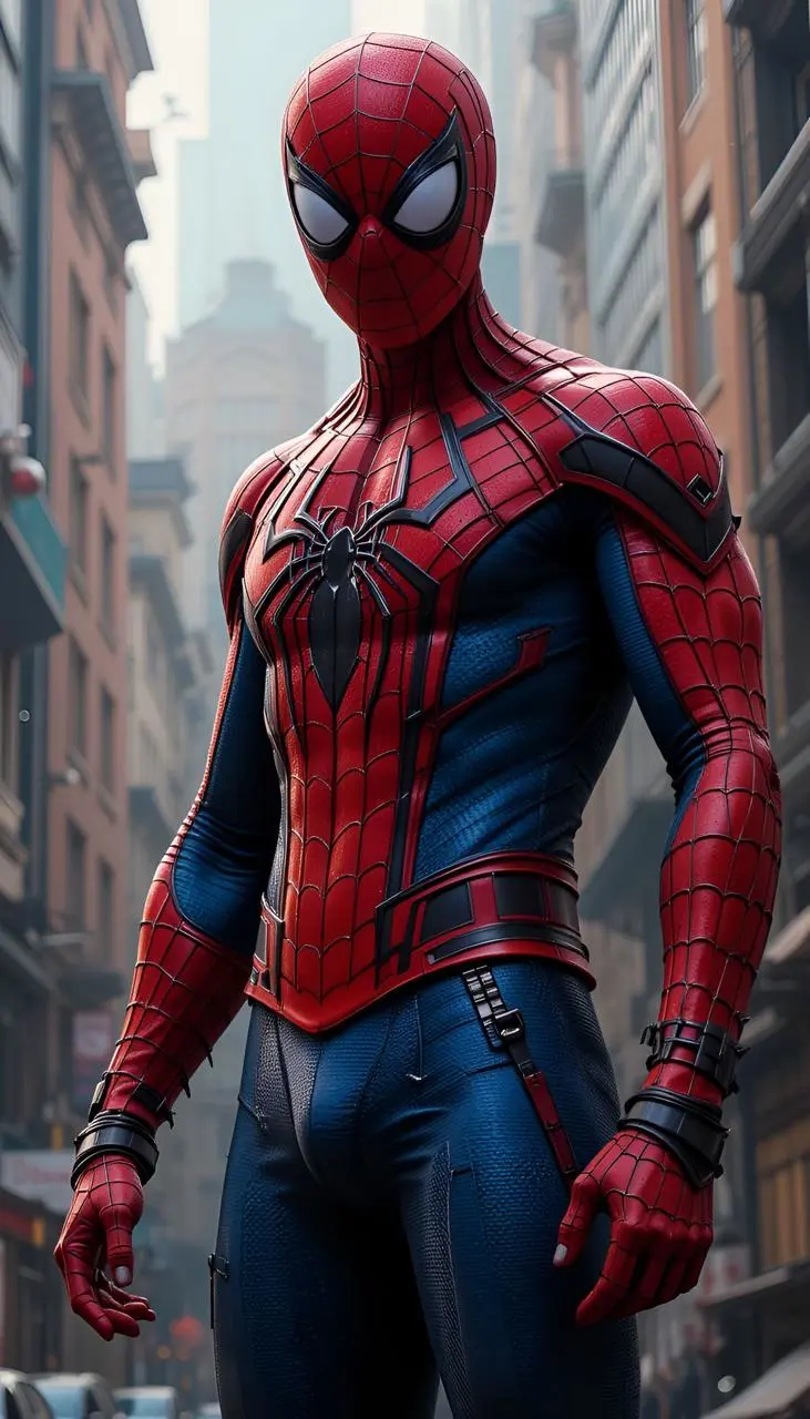 spider man walks the red carpet by weshop