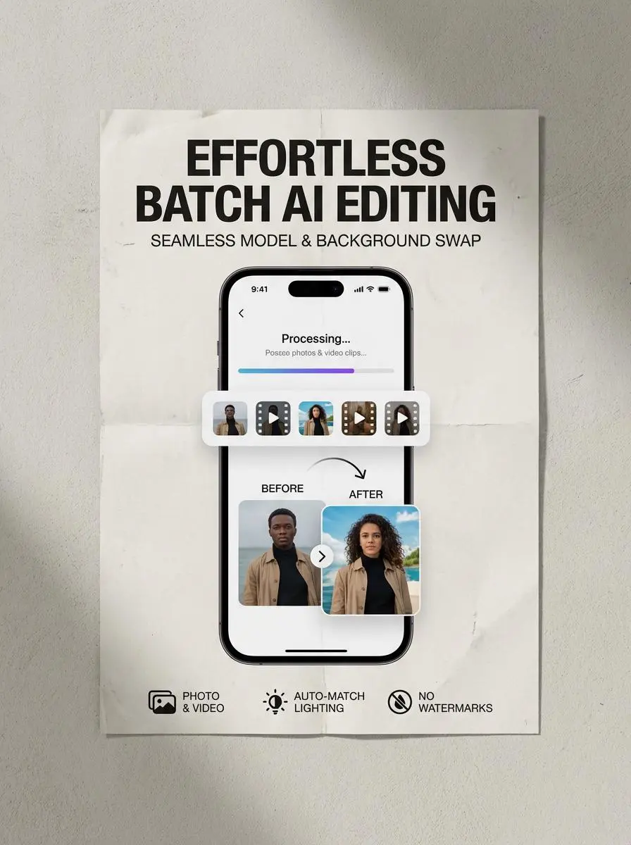 cambio de modelo y fondo por weshop ai