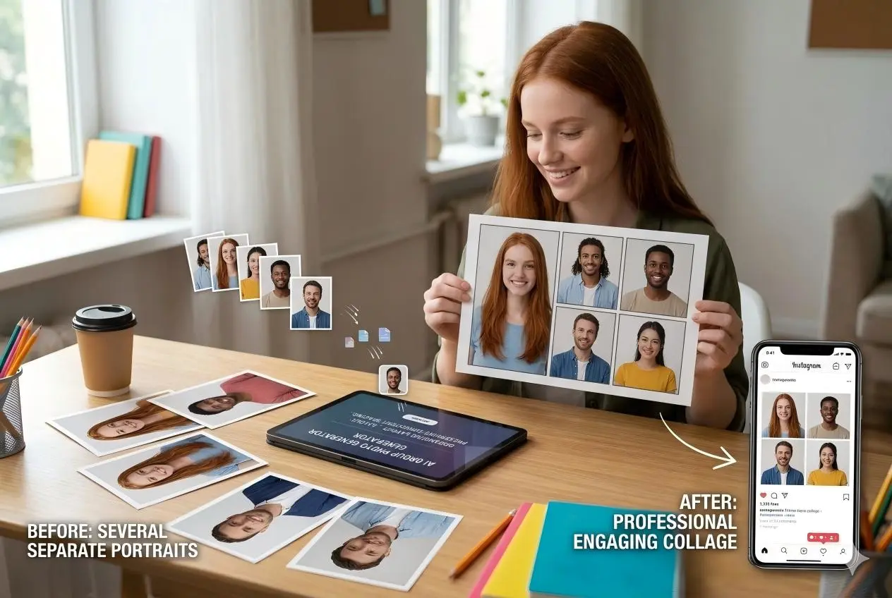 ai group photo generator by weshop ai