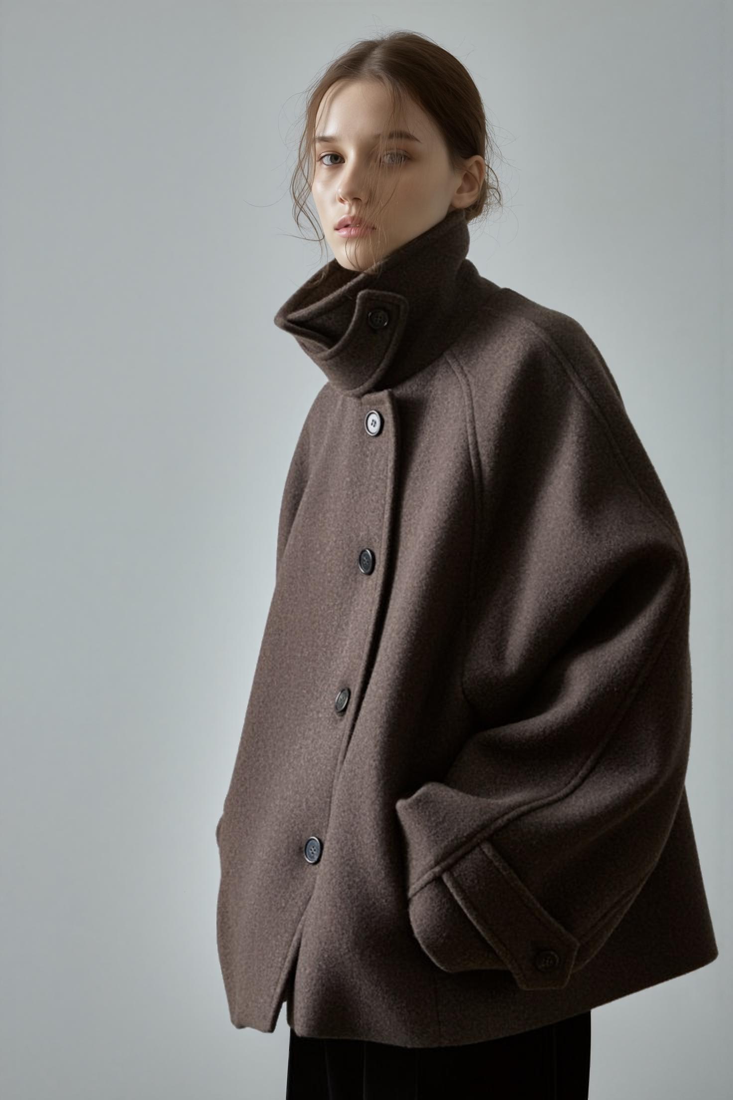 High-definition fashion image showing fabric detail reconstruction by AI photo enhancer