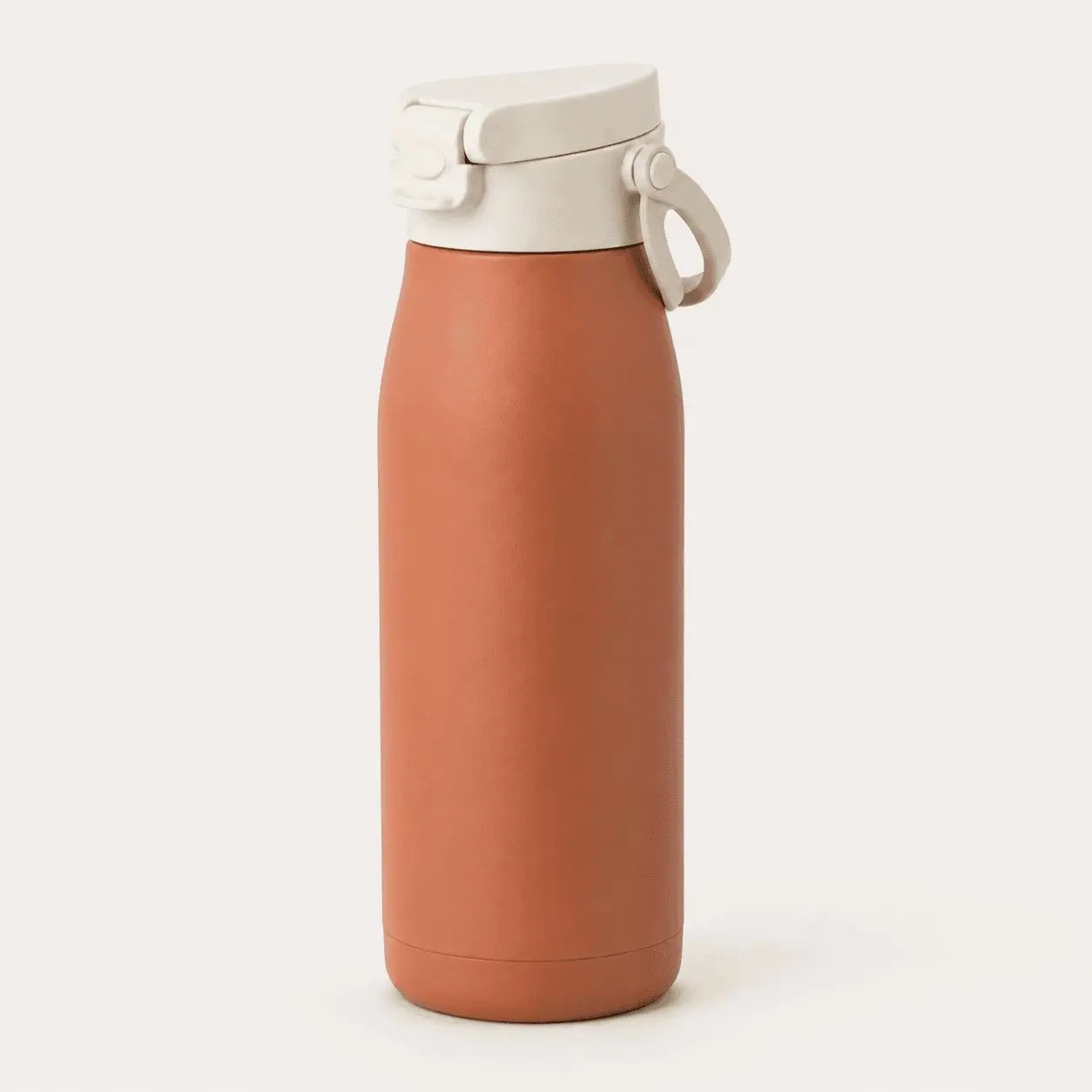 Terracotta Shopify color variant of the insulated travel bottle