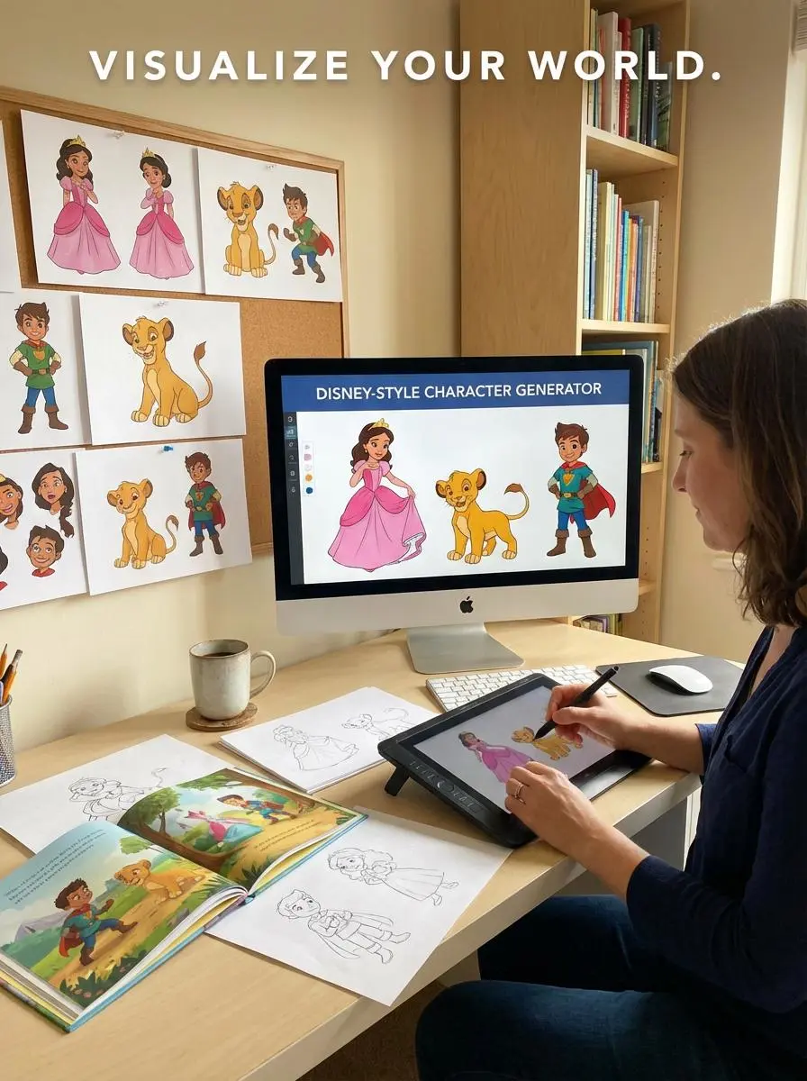 disney character generator by weshop ai