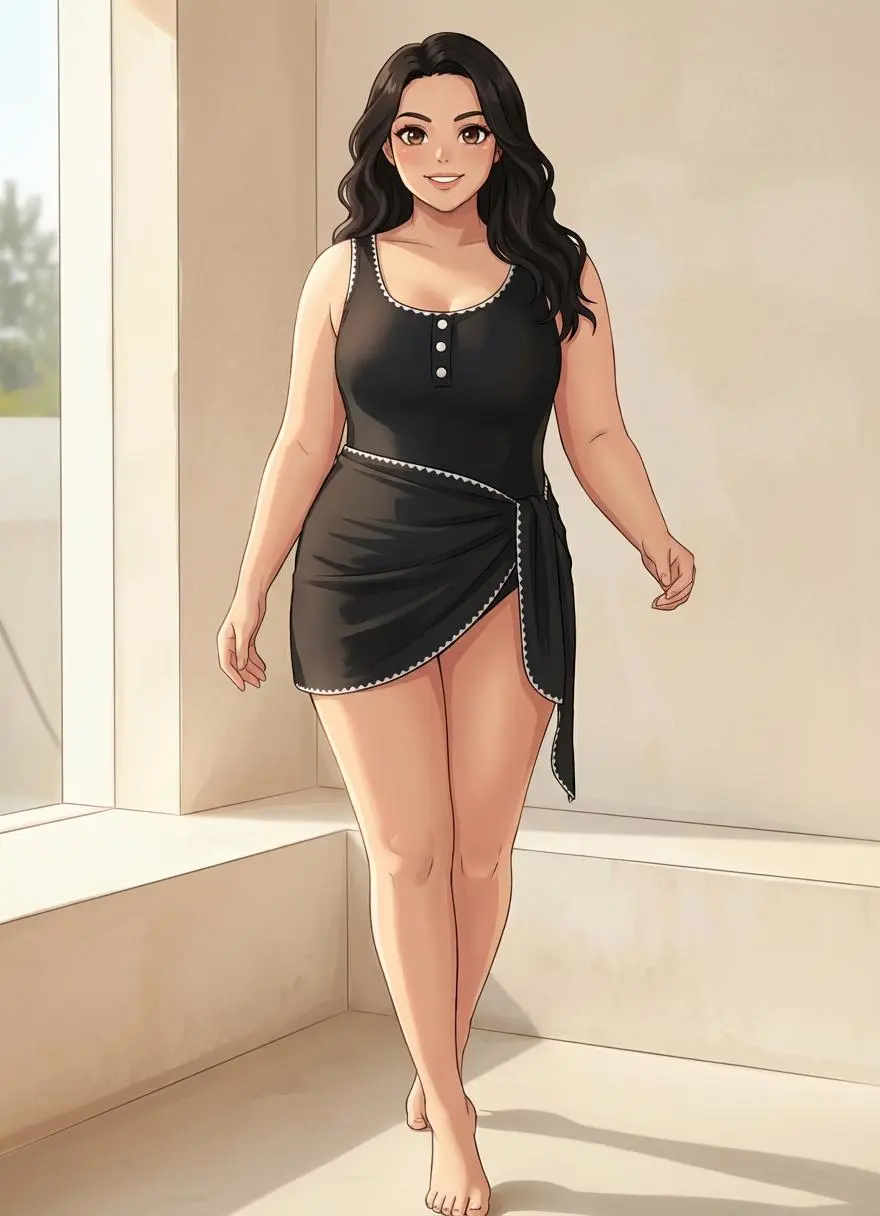 ai cute anime girl ai bikini by weshop ai