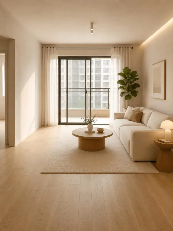living room design by weshop ai