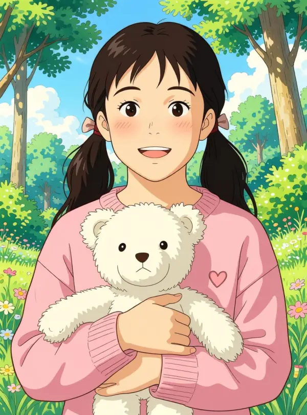 ghibli art create by weshop ai 