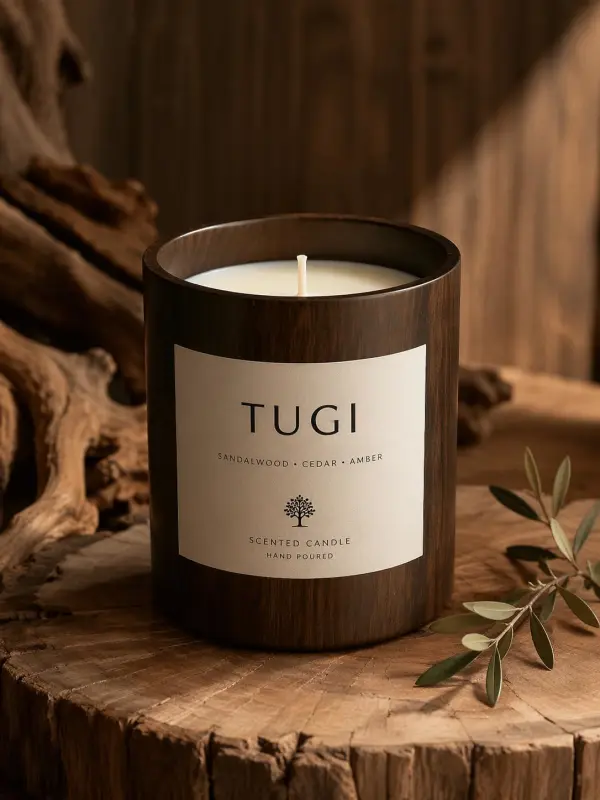 candle mockup generator by weshop ai