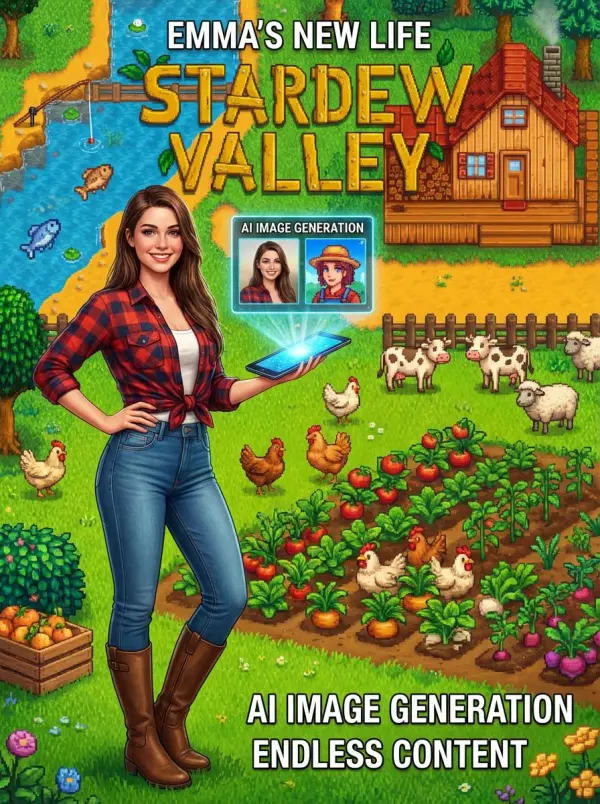 potret stardew valley oleh weshop ai