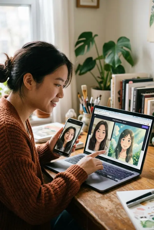 generador de imágenes estilo ghibli por weshop ai