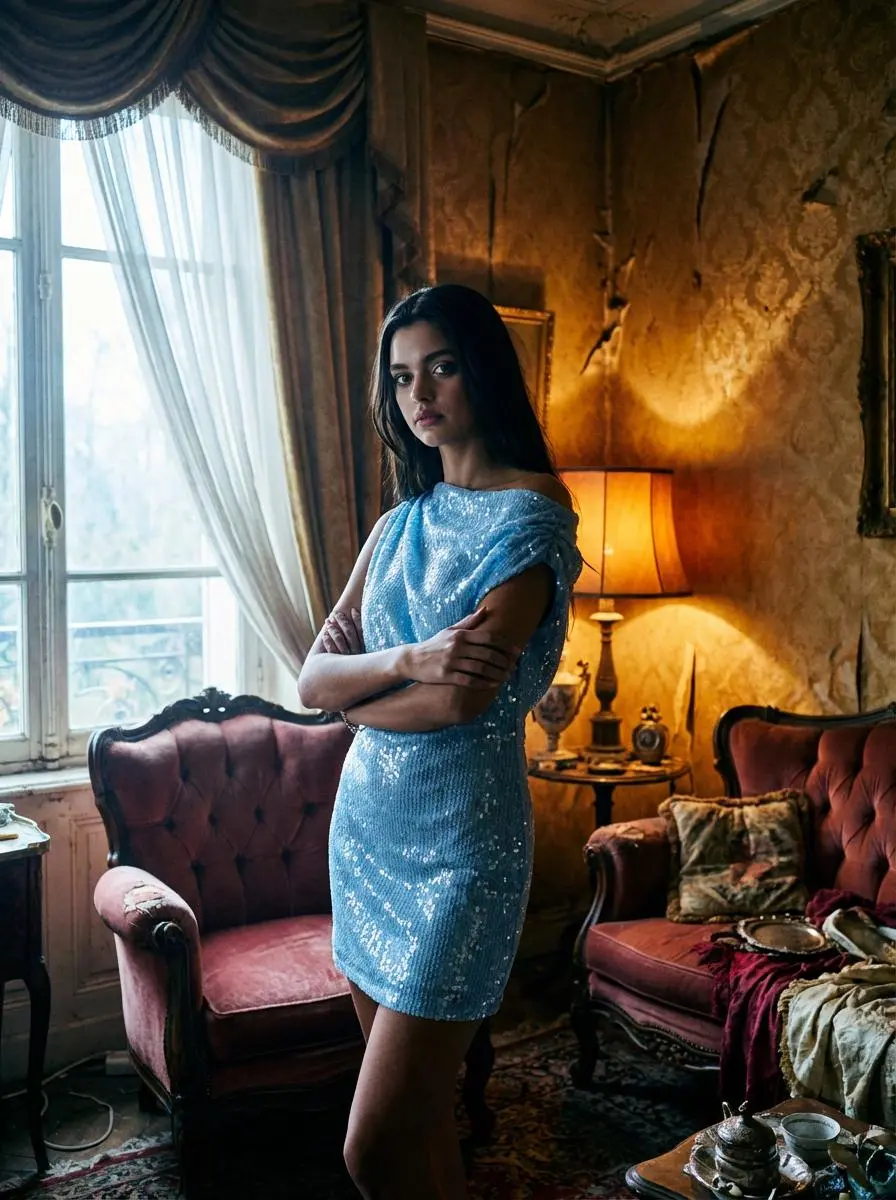 swap model & background by weshop ai