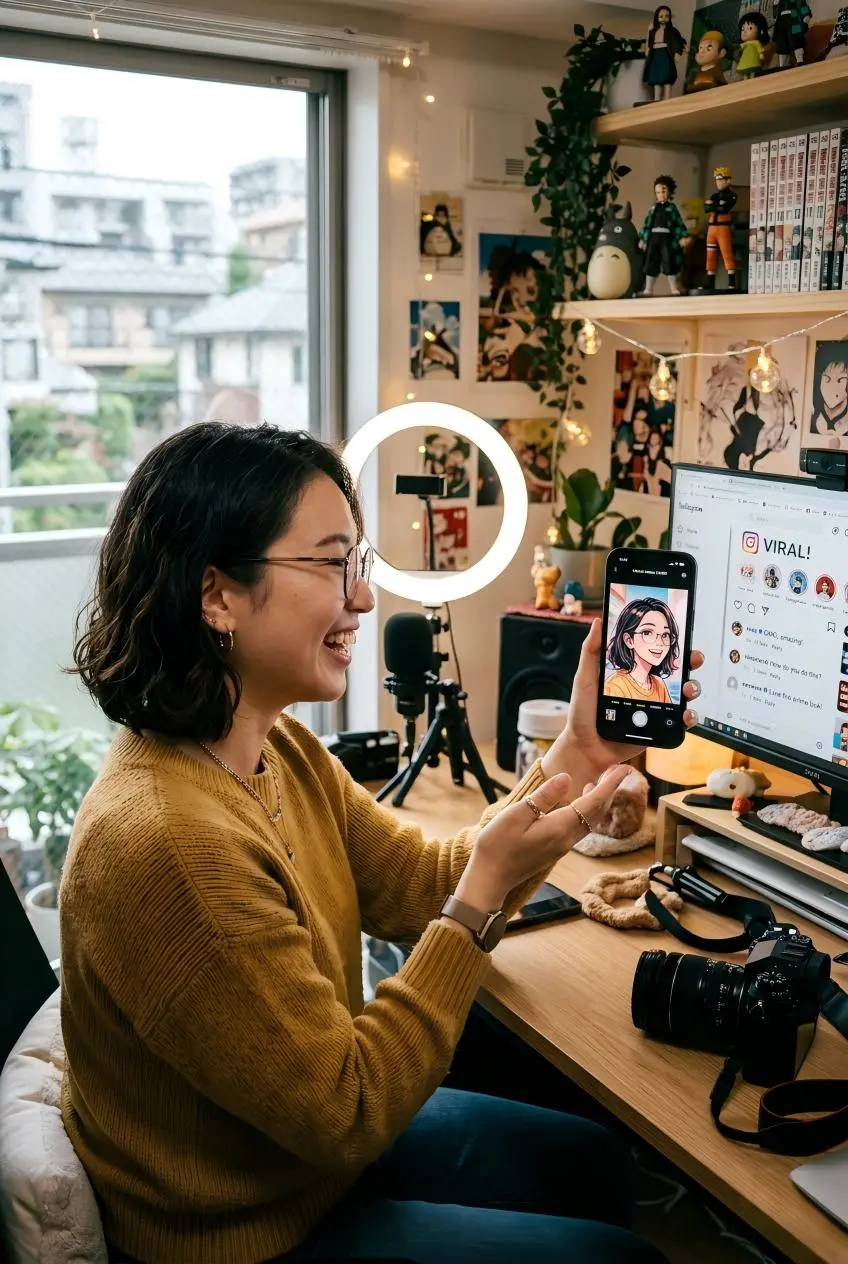 anime filter by weshop ai