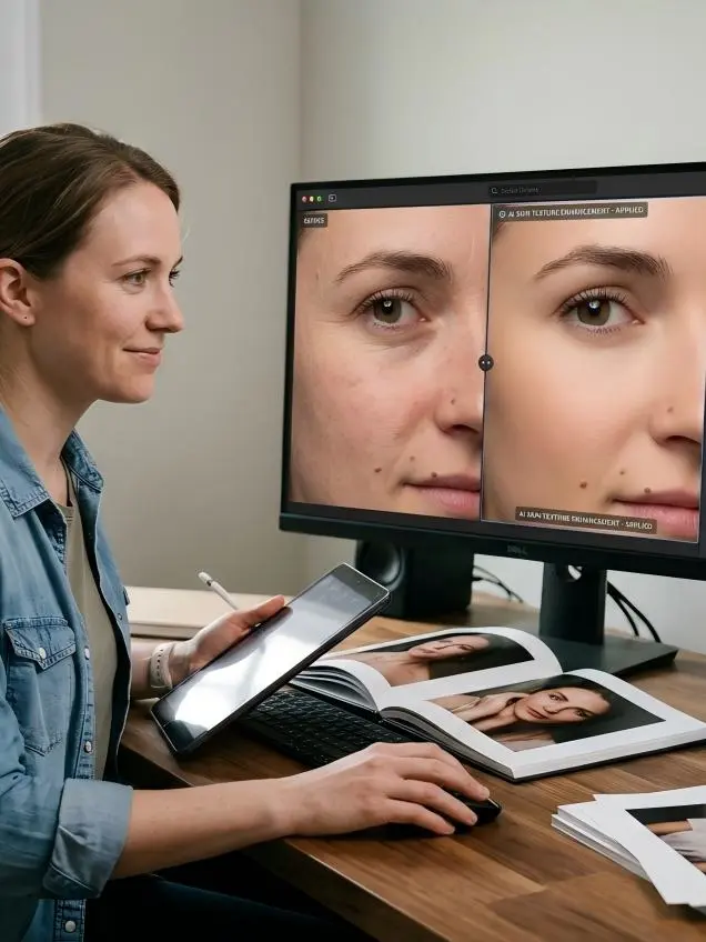 ai skin texture enhancement by weshop ai