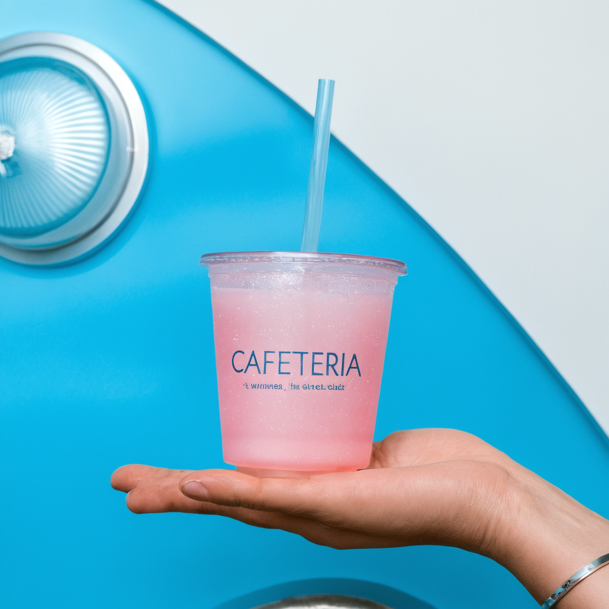 Location - Blue Background Wall