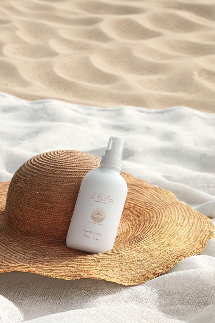 Location - The white fabric on the beach