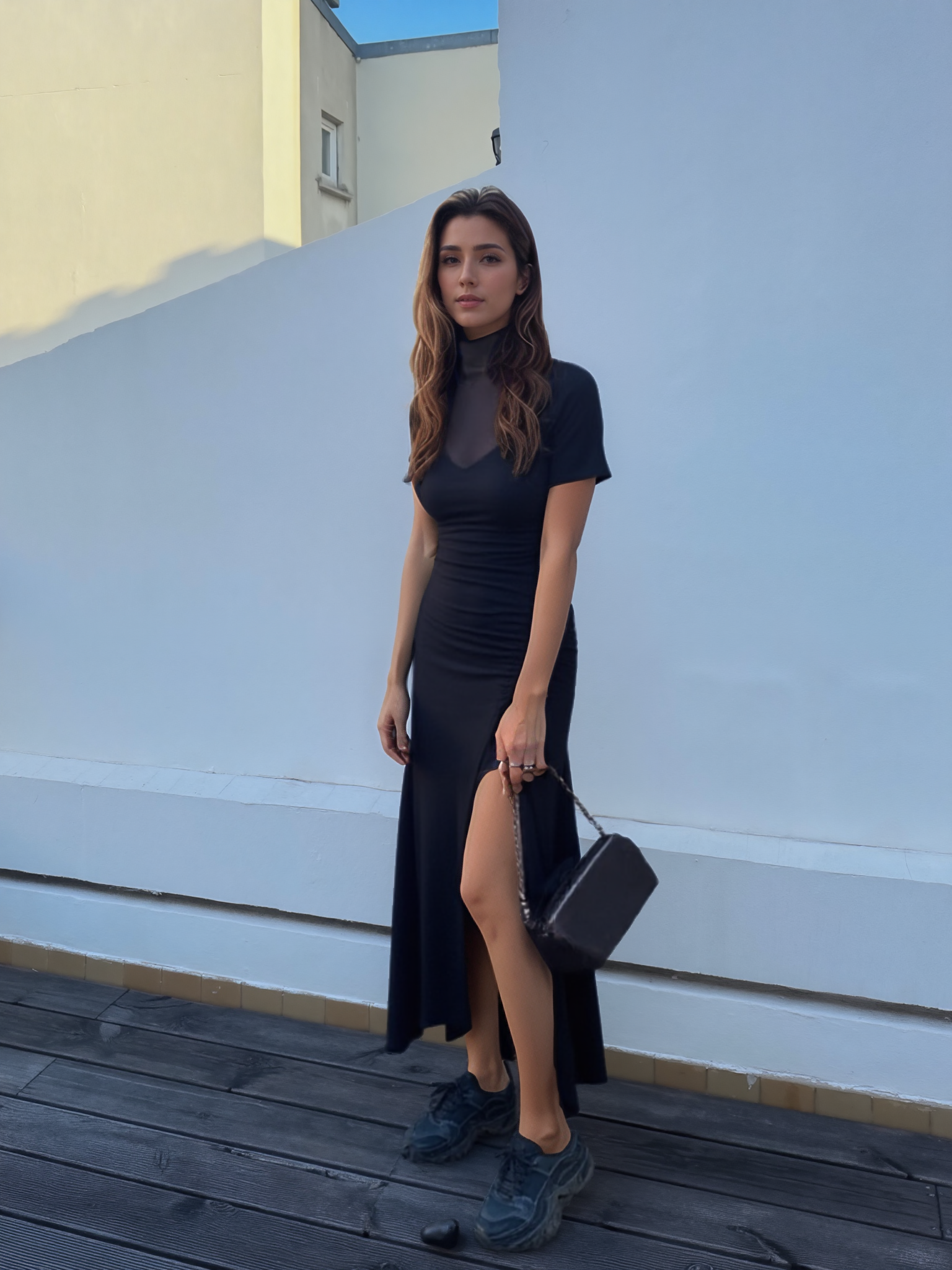 Location - Urban rooftop walkway