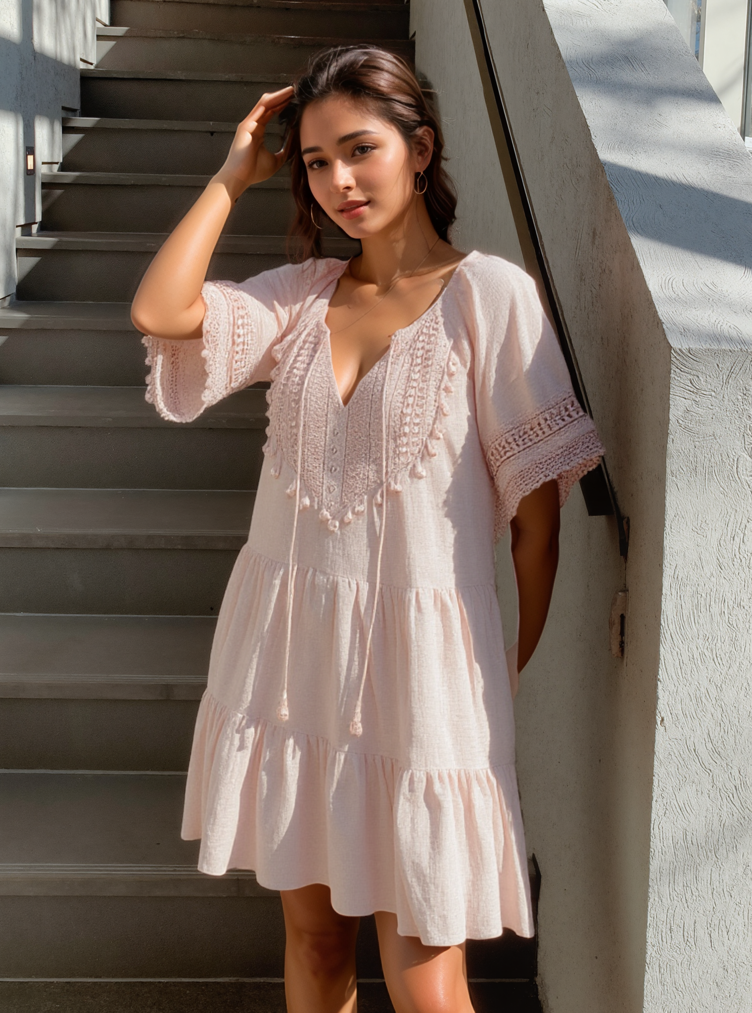 Location - Urban staircase setting