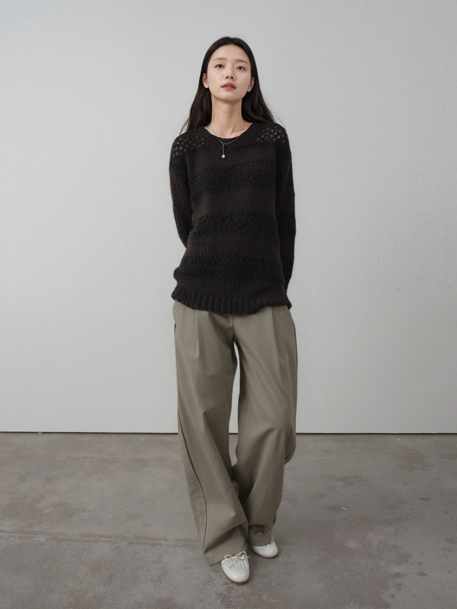 Location - Minimalist studio setting