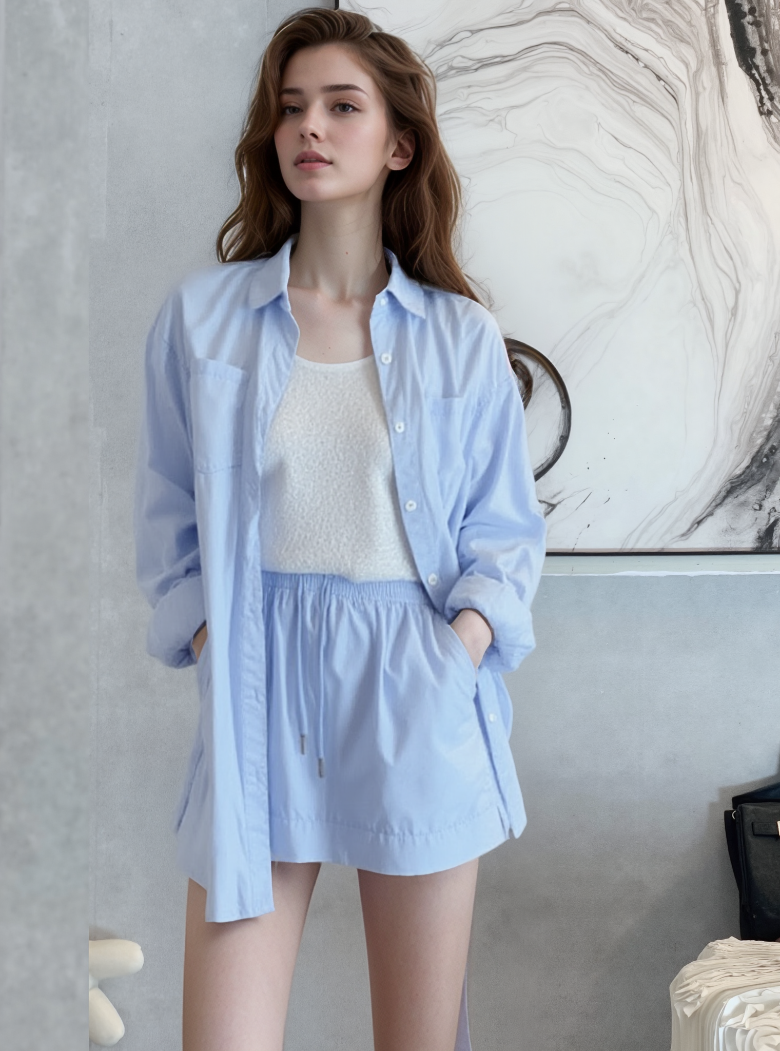 Location - Minimalist fashion studio