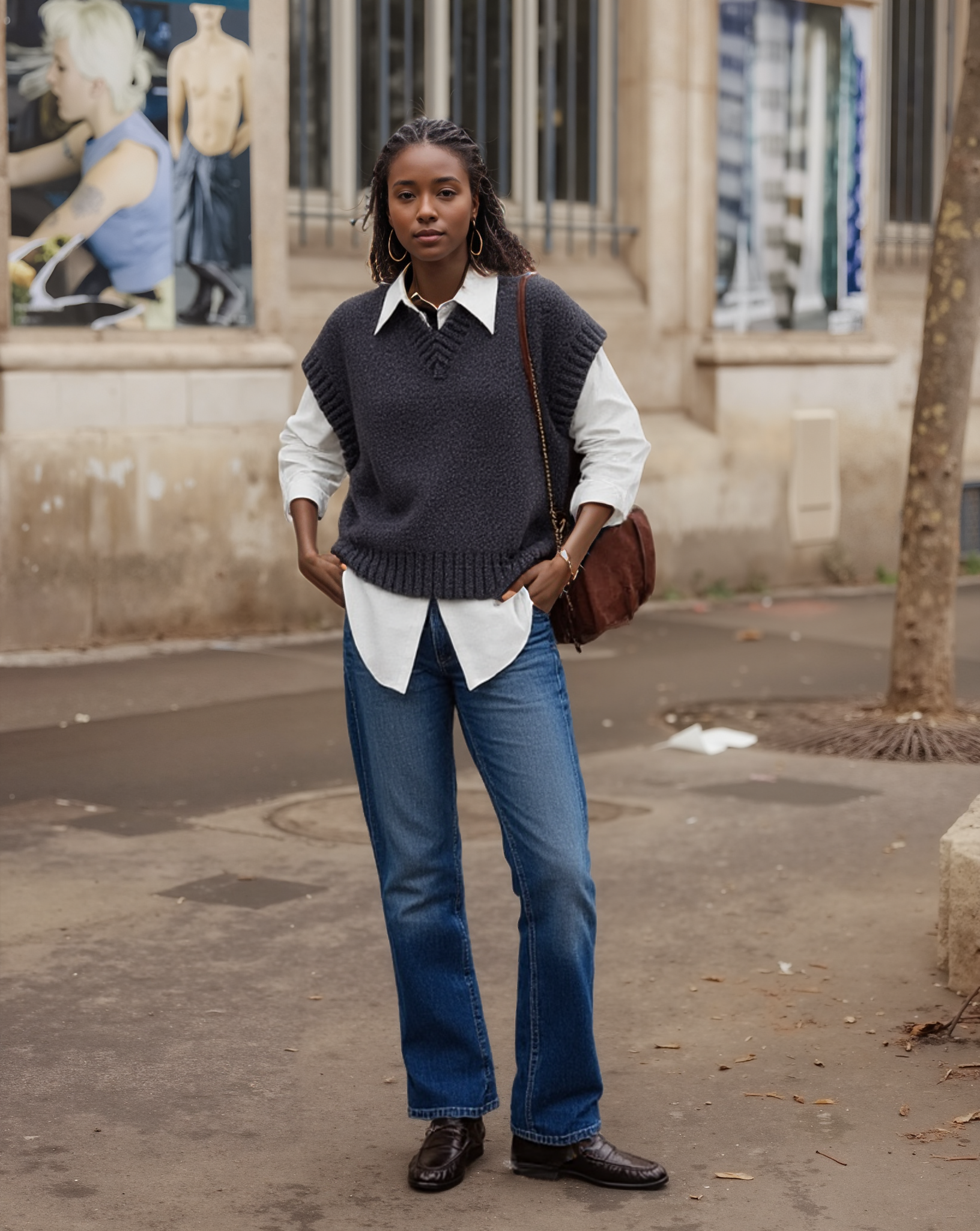 Location - Urban street fashion scene