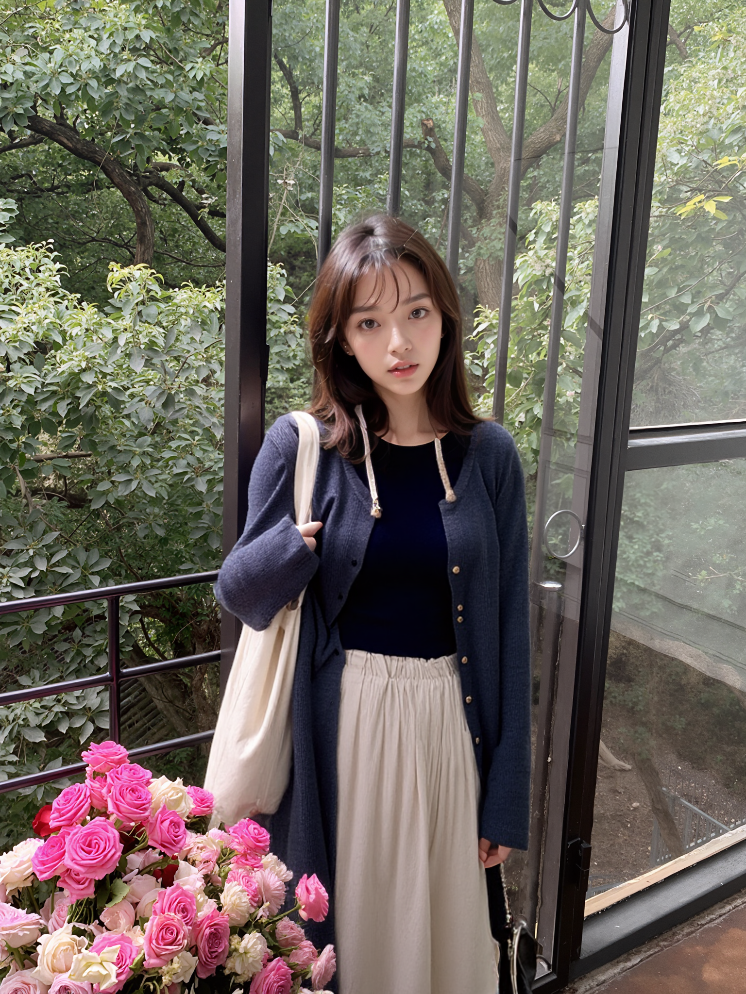 Location - Forest balcony view