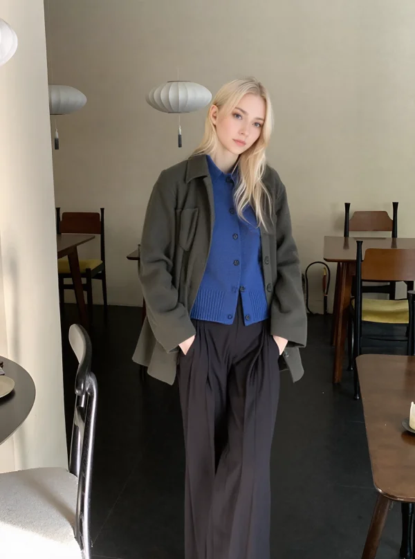 Location - Minimalist café interior