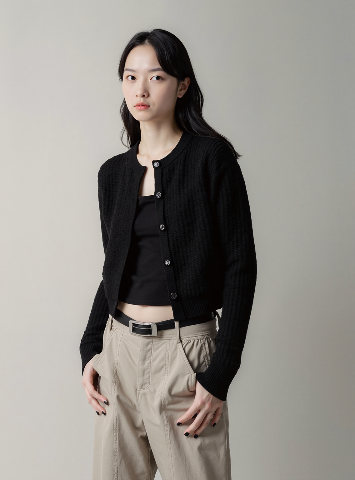 Location - Minimalist studio setting