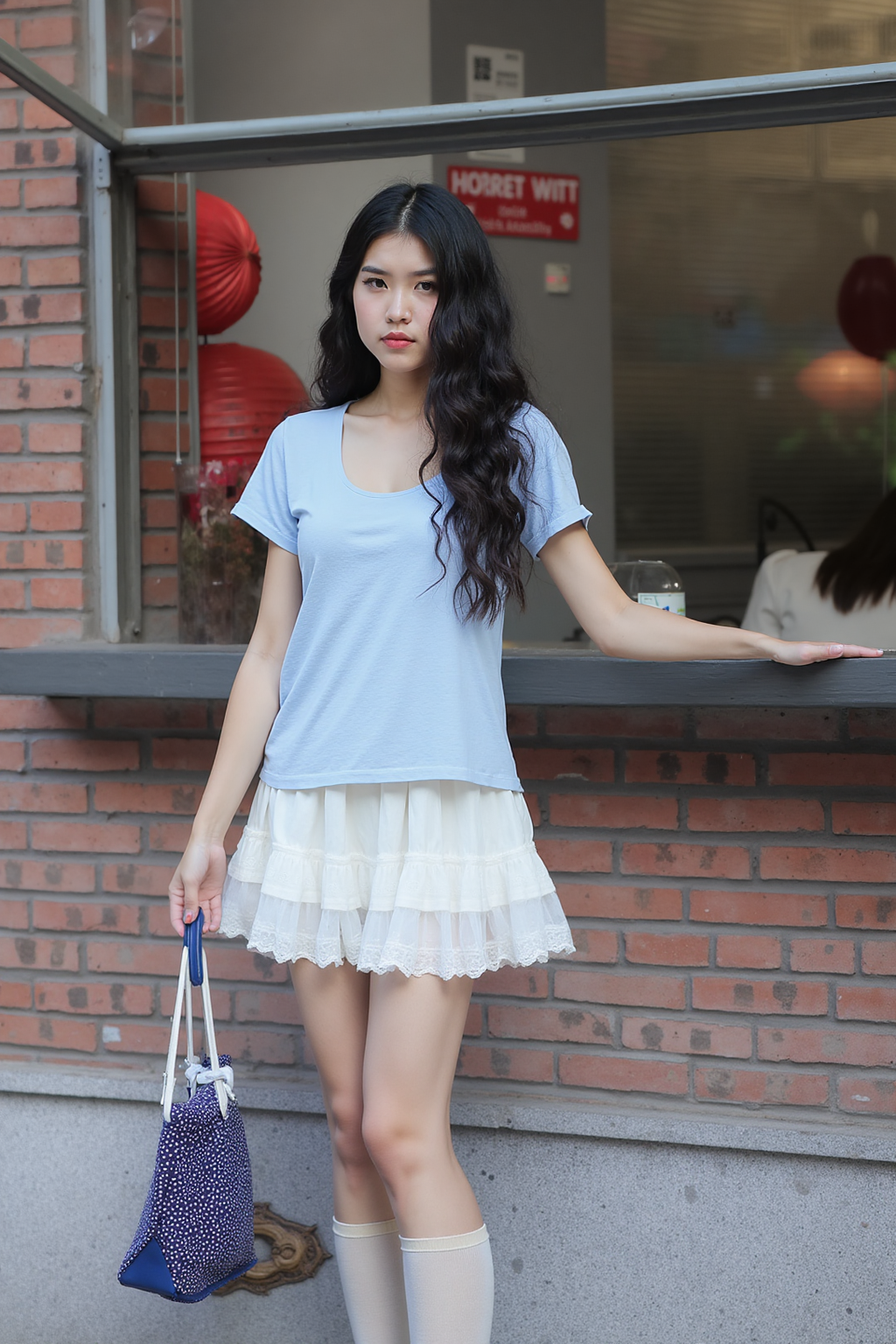 Location - Brick wall storefront