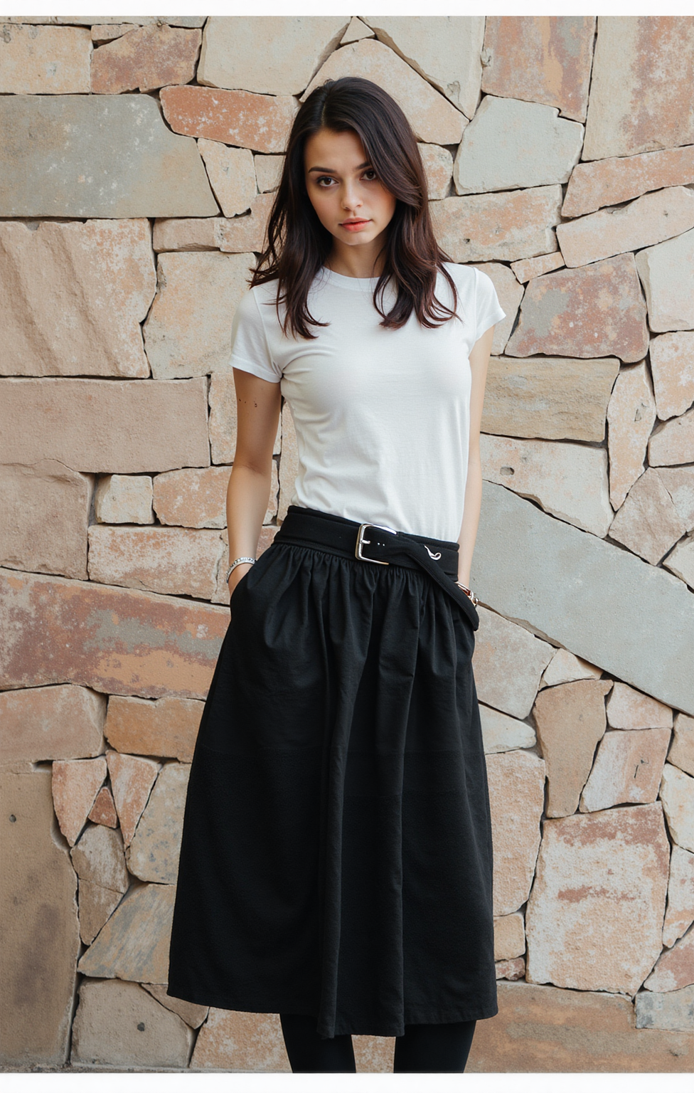 Location - Stone wall backdrop