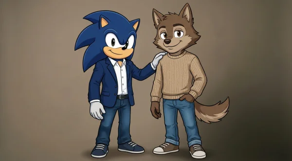 sonic oc oleh weshop ai