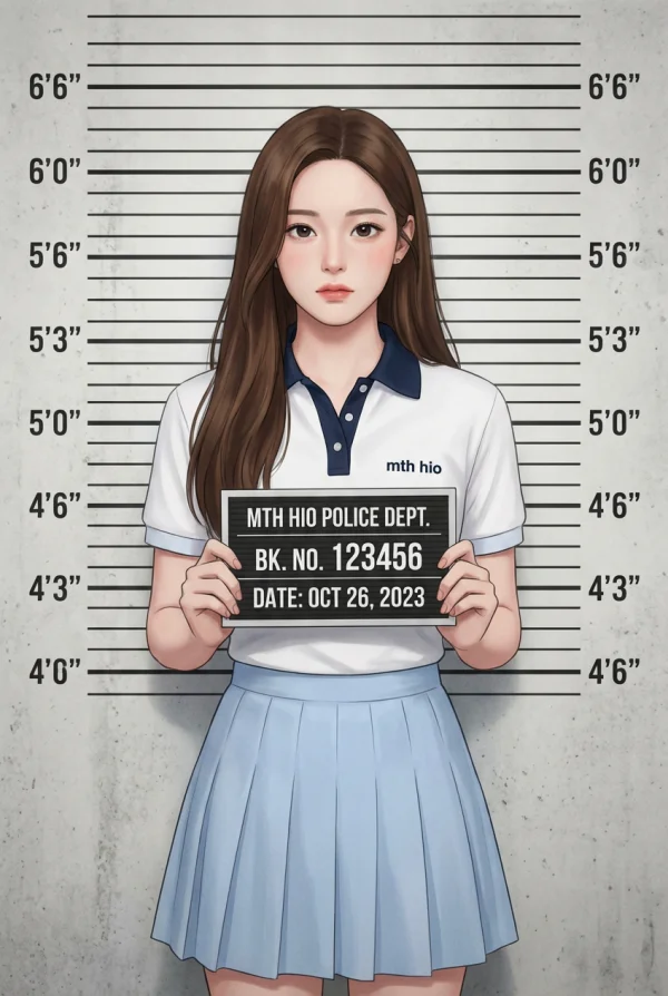 ai mugshot generator oleh weshop ai