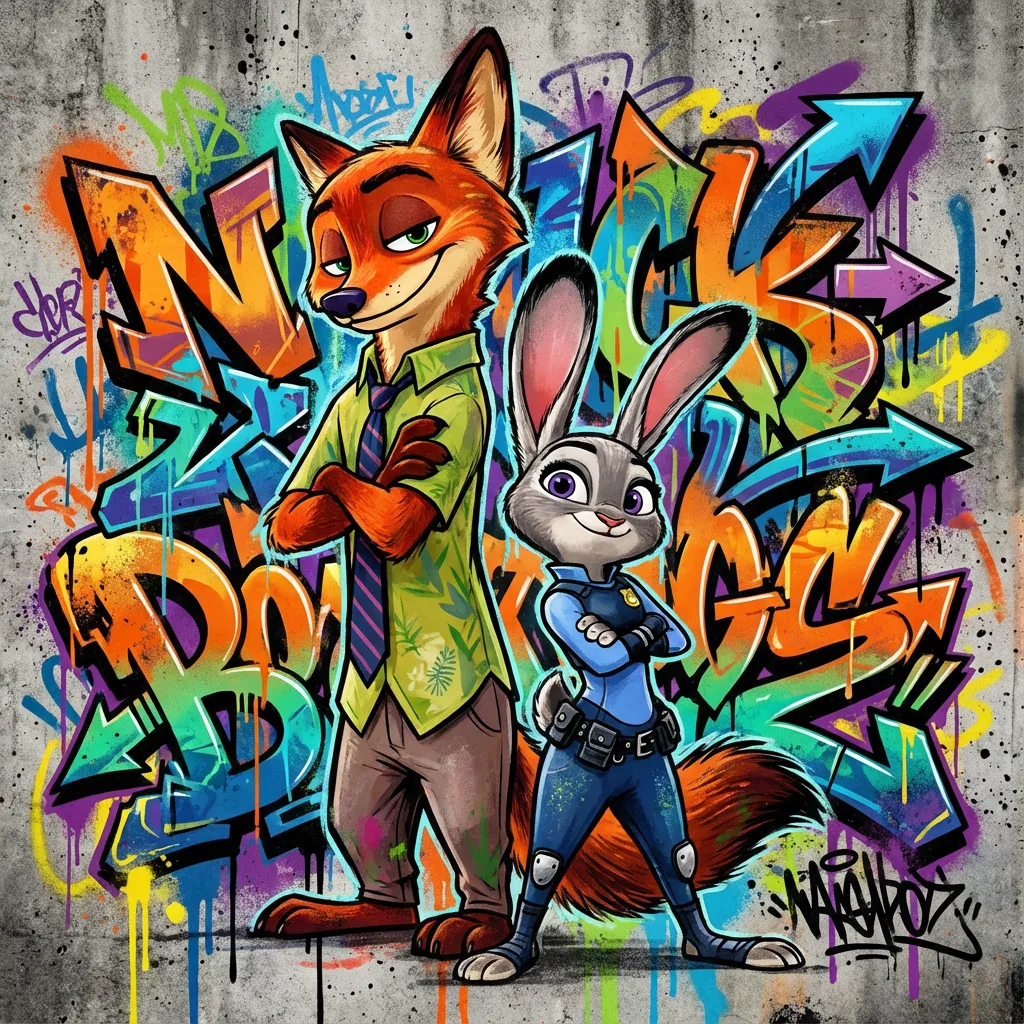 wild graffiti generator by weshop ai