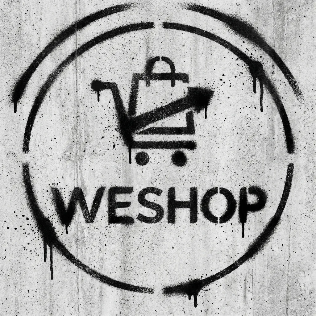 ai spraypaint stencil by weshop ai