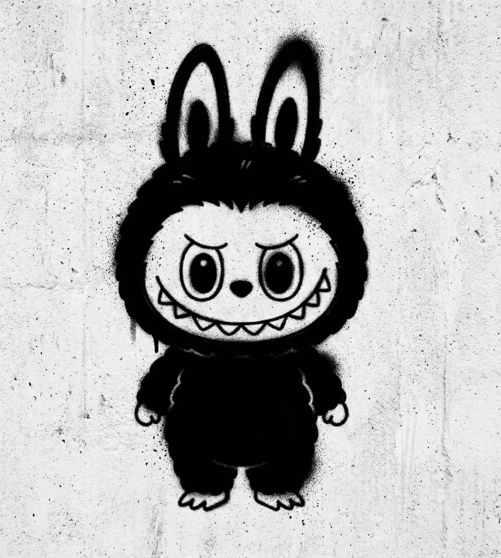 ai spraypaint stencil by weshop ai