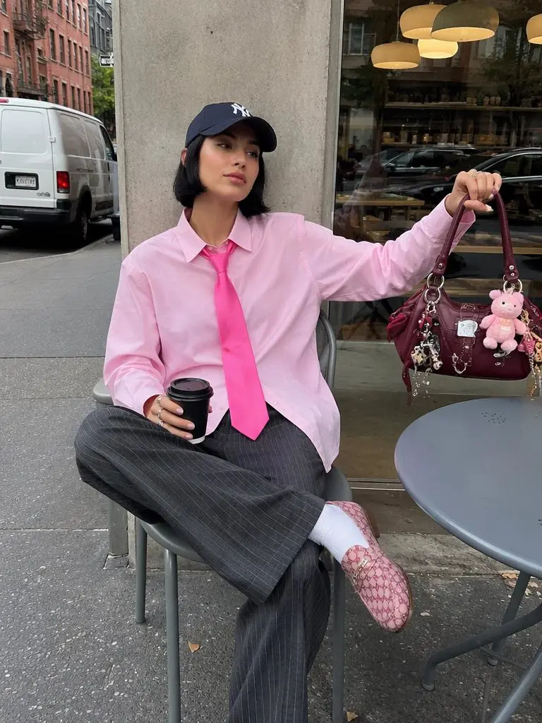 Original model photo for AI Instagram fashion generation example one