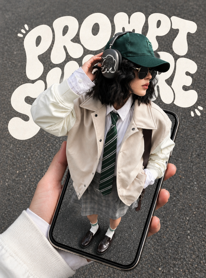 Streetwear and Headphones