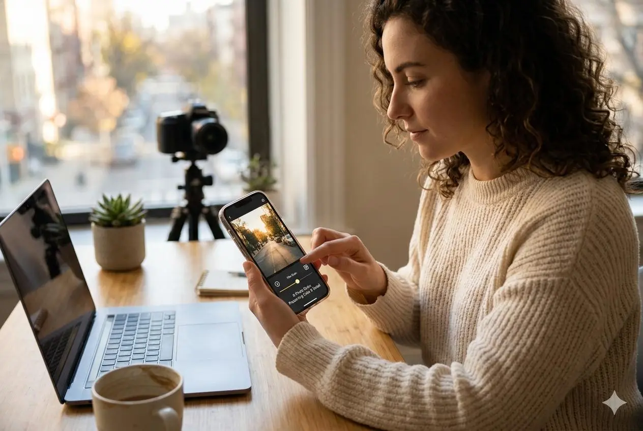 ai photo grain by weshop ai