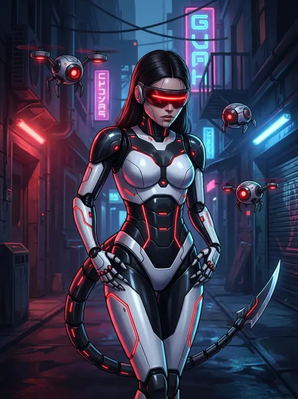 murder drone oc maker by weshop ai