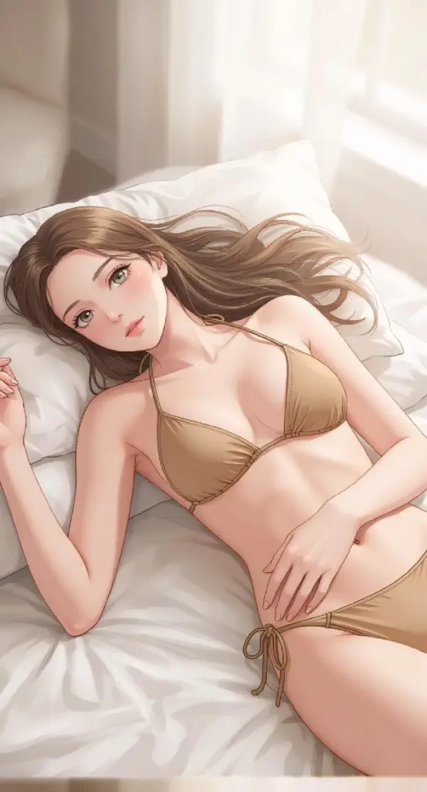 cute anime girl ai bikini by weshop ai