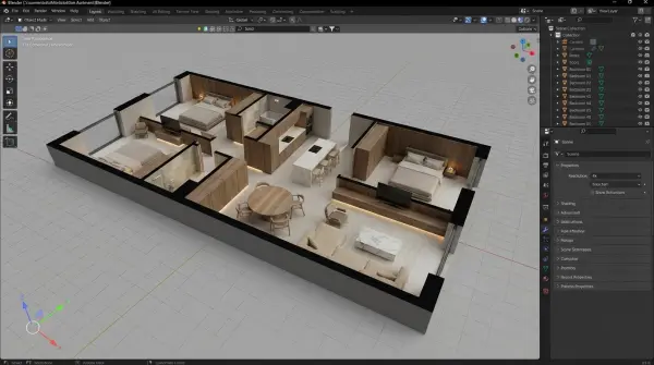 ai 3d rendering by weshop ai
