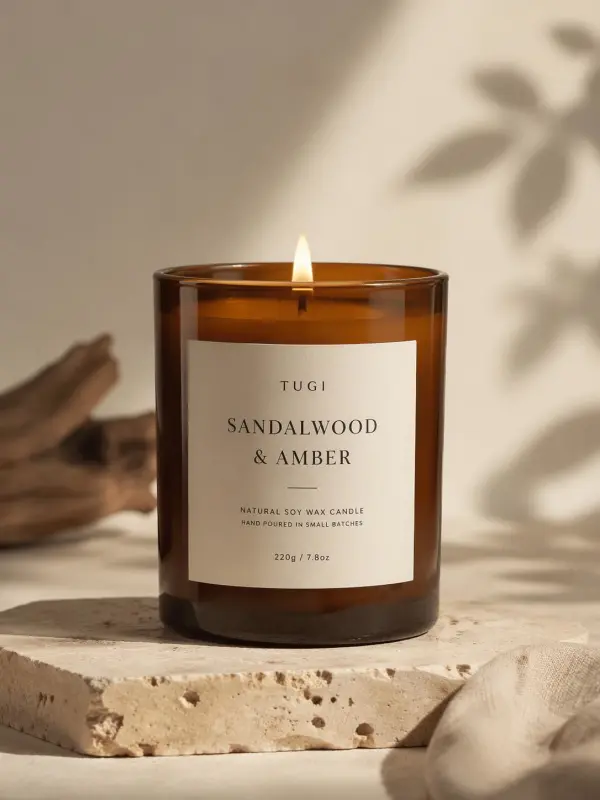 candle mockup generator by weshop ai