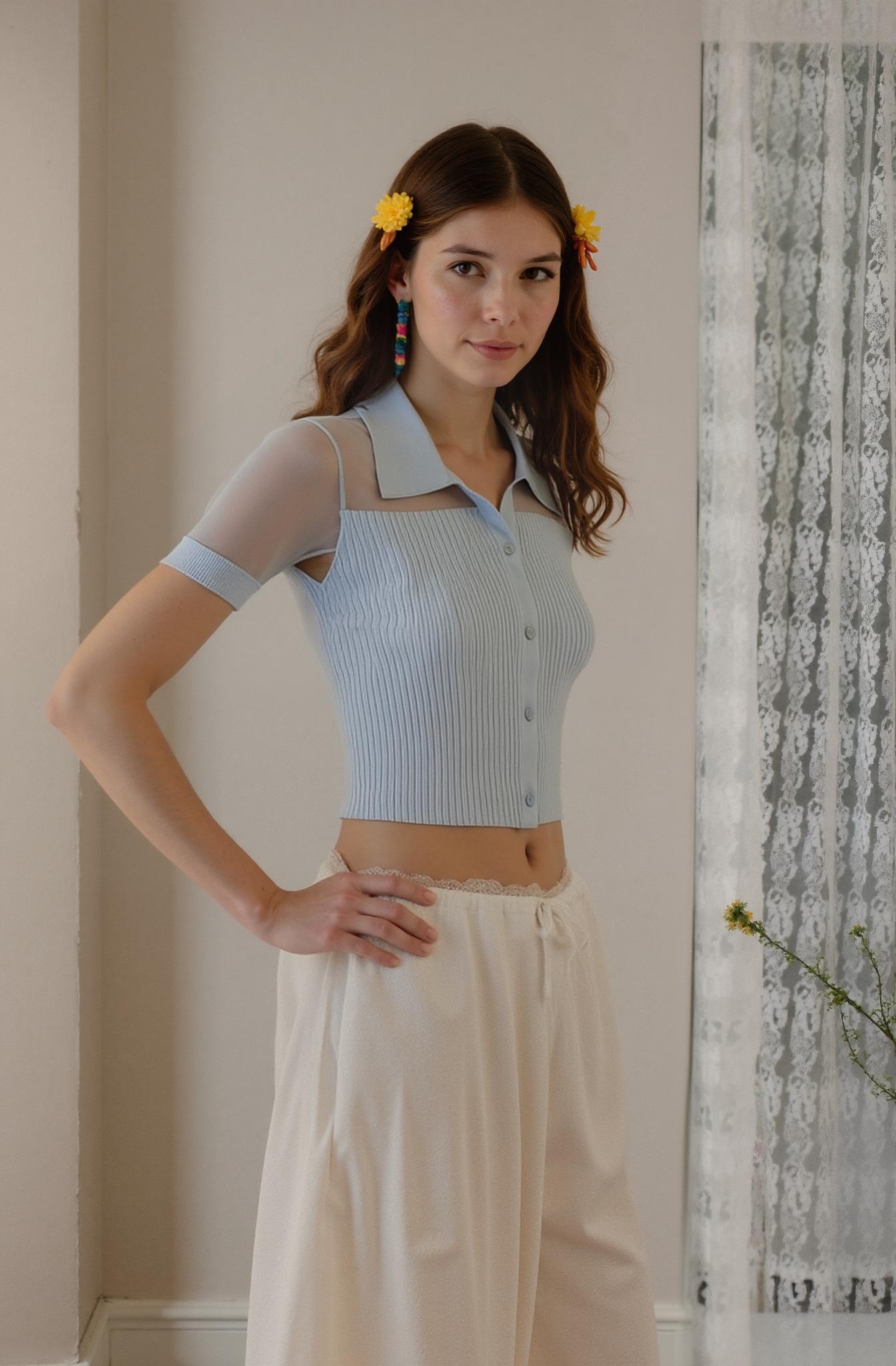 Fashion product with original background before processing