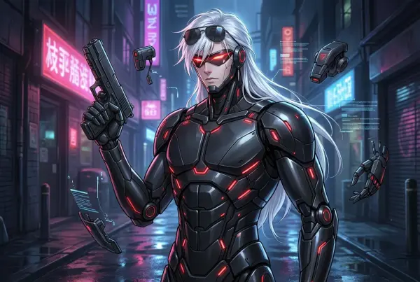 murder drone oc maker by weshop ai