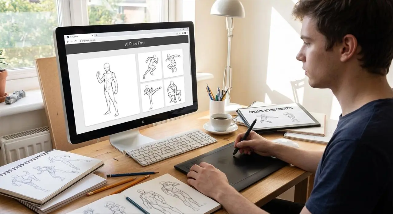 ai pose free by weshop ai