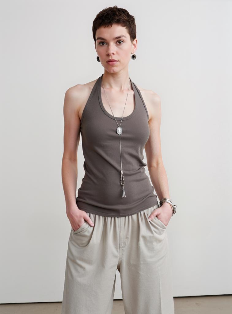 Complex scene before AI photo eraser cleanup by WeShop AI