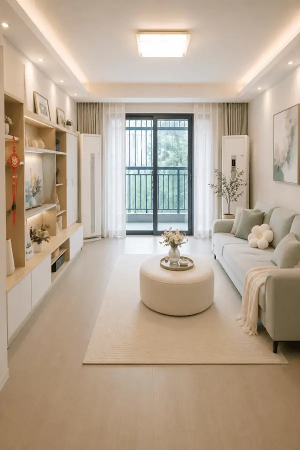 living room design by weshop ai