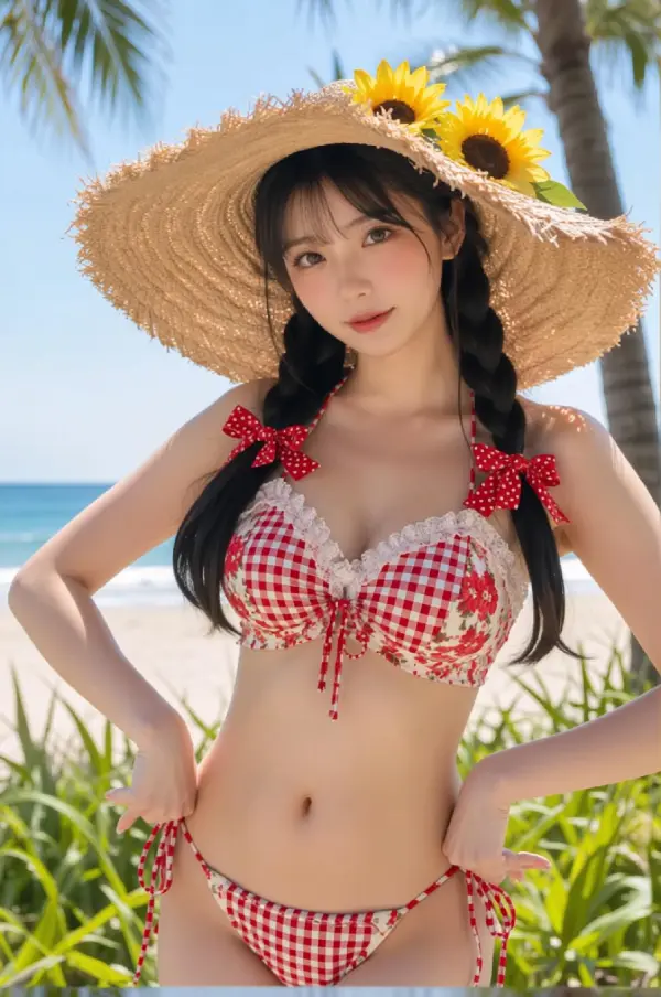 ai bikini model by weshop ai