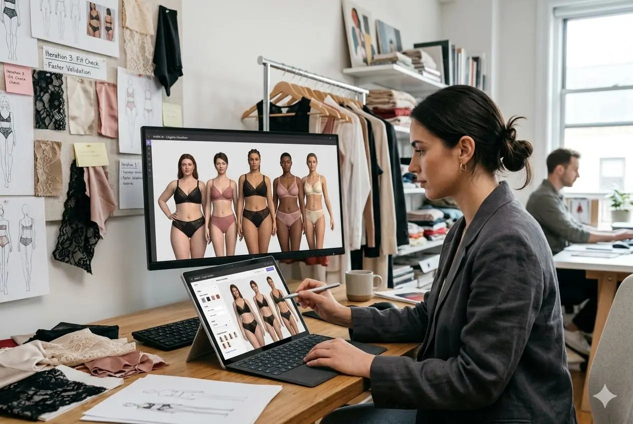 ai lingerie models by weshop ai