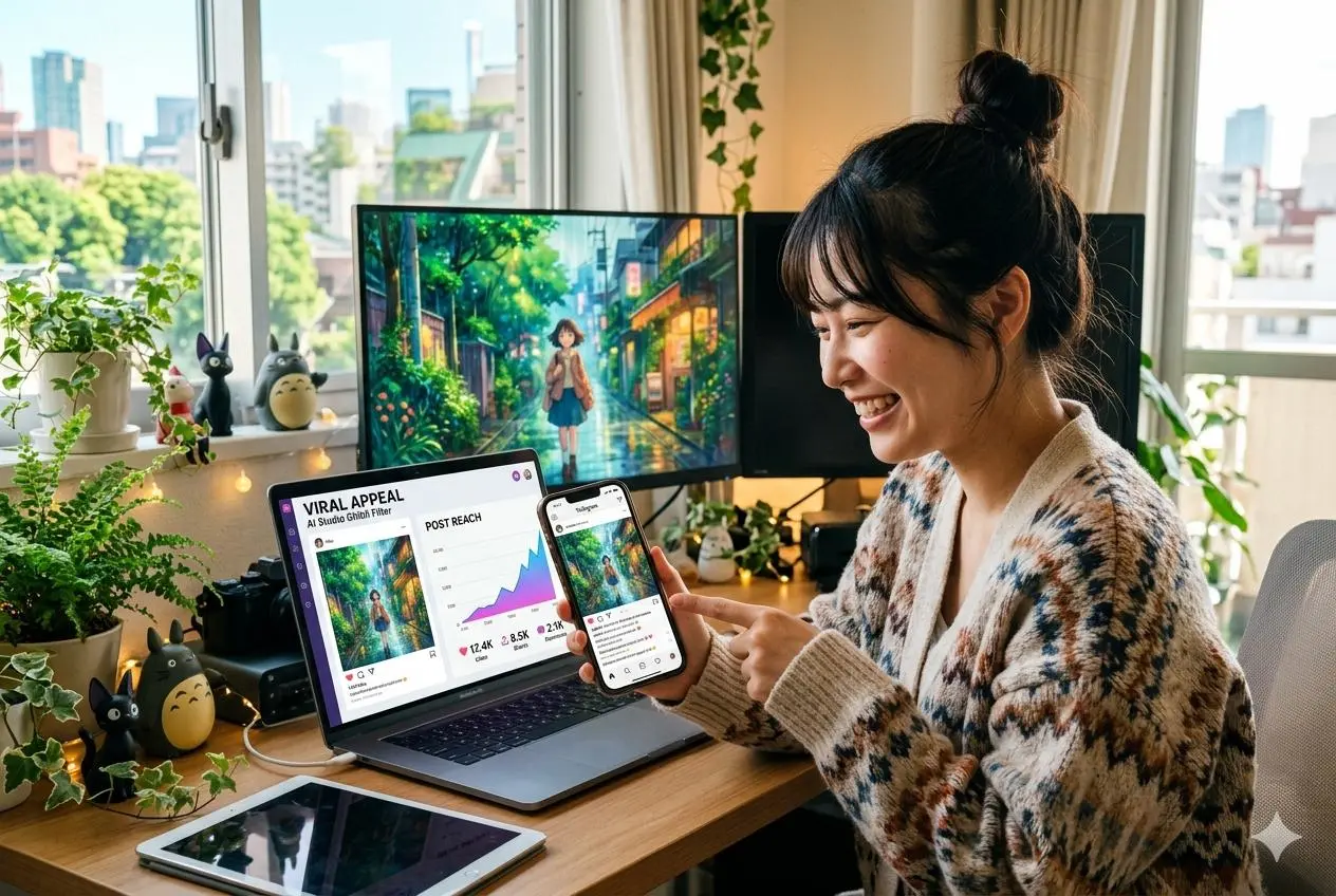 Studio Ghibli-Filter von WeShop AI