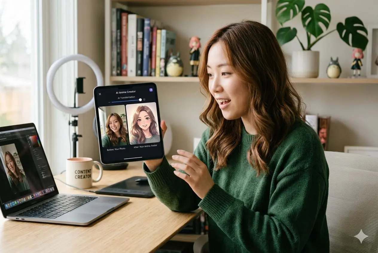 photo to anime by weshop ai