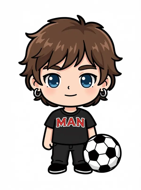 free football chibbi maker by weshop ai